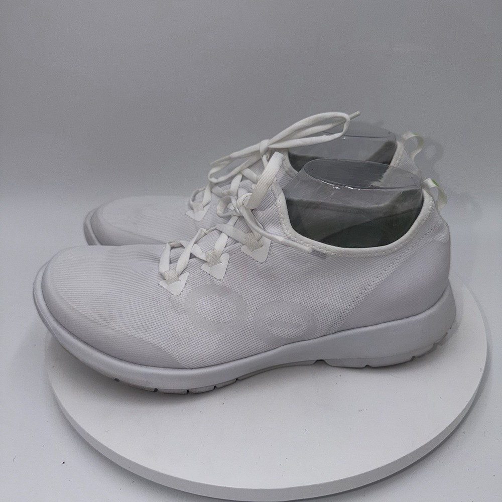 OOFOS Oomg Sport LS Shoes Womens 11 White Lace Up Stretch Comfort Recovery